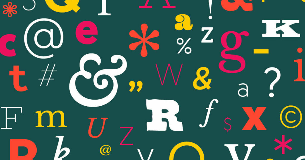 typography in graphic design
